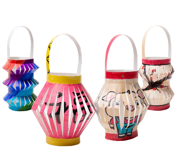 DIY彩虹塗色燈籠 M1229