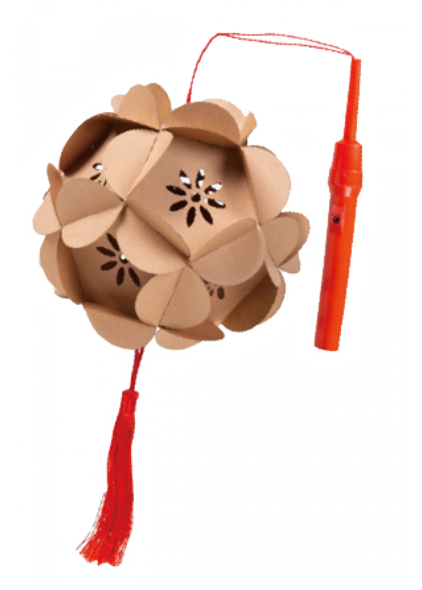 DIY紙質繡花燈籠球 M1481