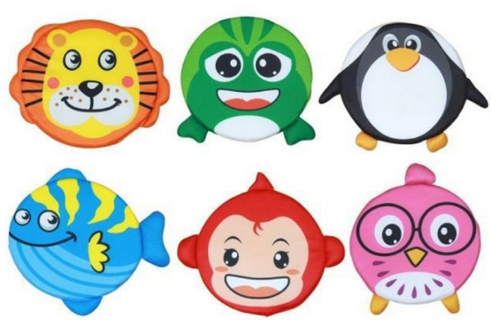 卡通動物布制海綿飛碟 2112