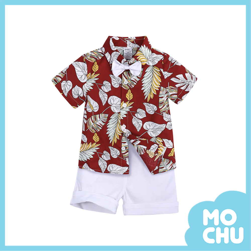 熱情花襯衫套裝