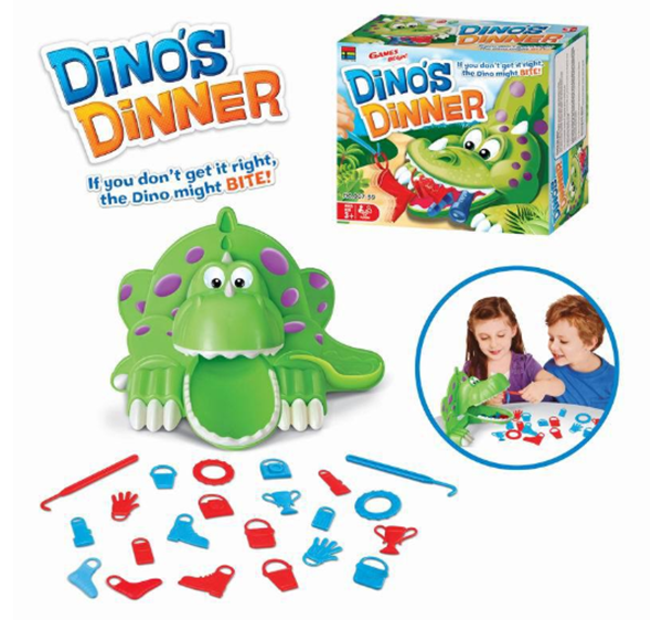 現貨區 晚餐喂恐龍遊戲 007-39