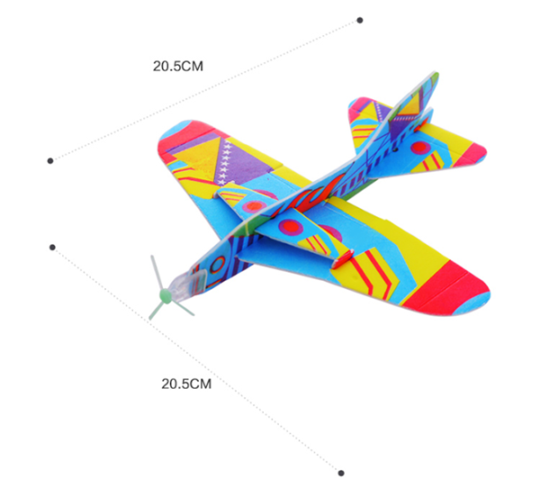 現貨區 迴旋發泡膠拼裝飛機 1613