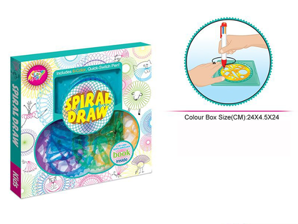 美術畫尺螺旋繪畫工具 190