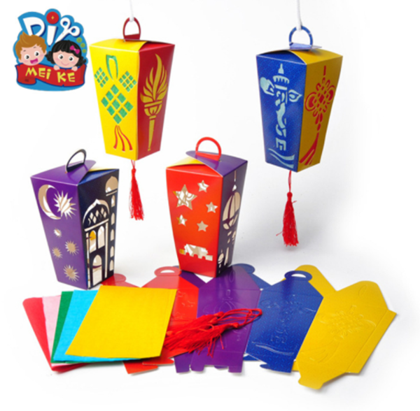 DIY中秋節彩色燈籠材料包 M1222