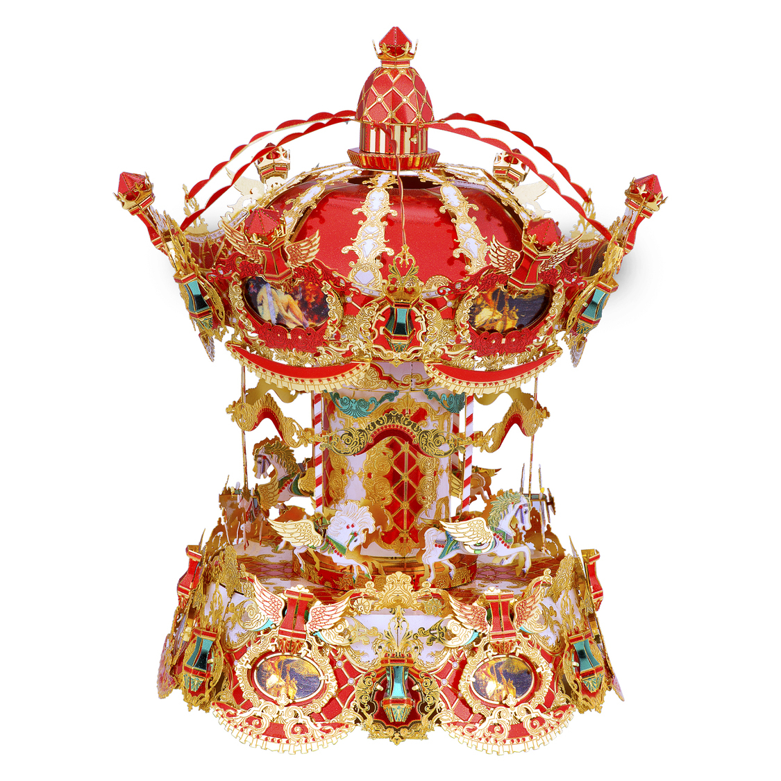 PIECECOOL 旋轉木馬 (音樂盒) DIY 模型