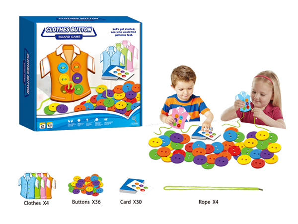 衣服串扭扣盒裝玩具 G775