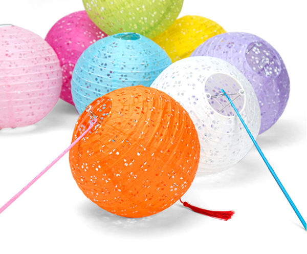 DIY手提鏤空紙燈籠 DL12345