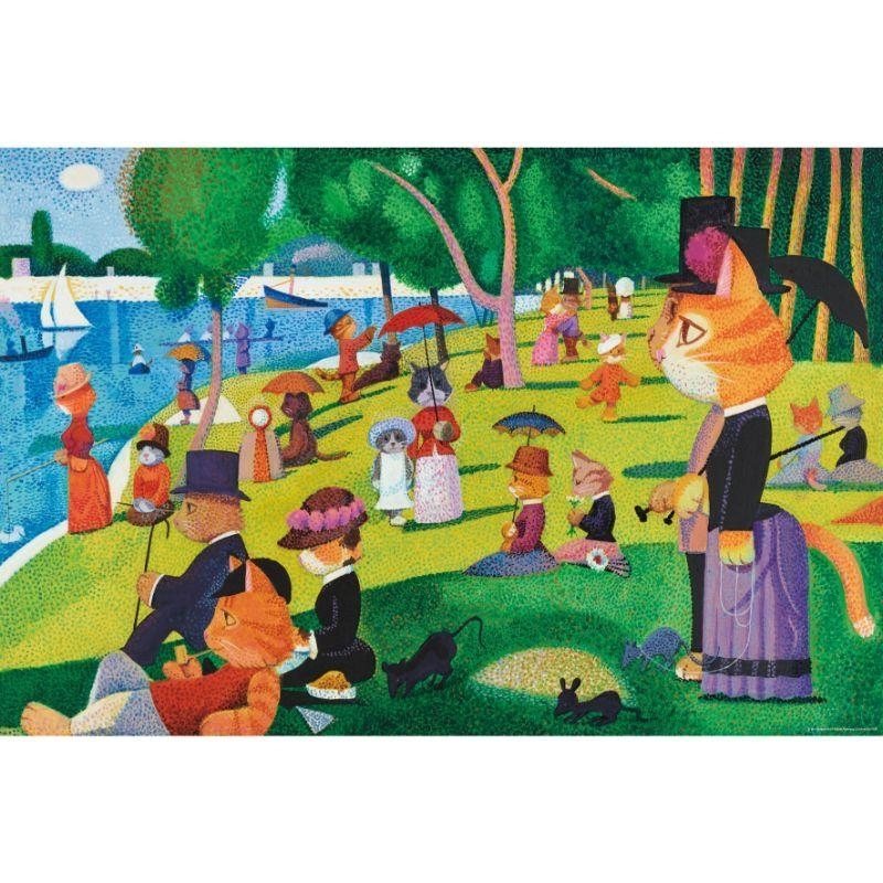 【PUZZLE STORY】貓.美術館 大碗島的貓咪午睡1000片拼圖