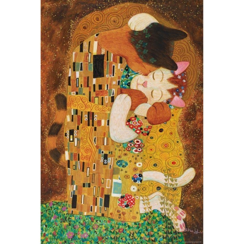 【PUZZLE STORY】貓.美術館 貓吻 1000片拼圖