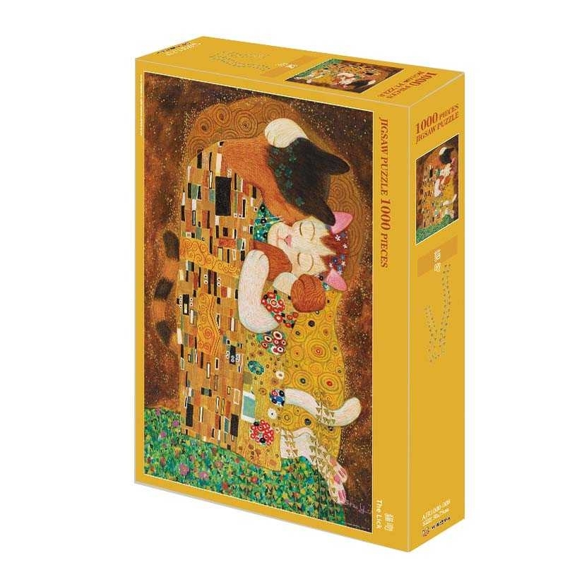 【PUZZLE STORY】貓.美術館 貓吻 1000片拼圖