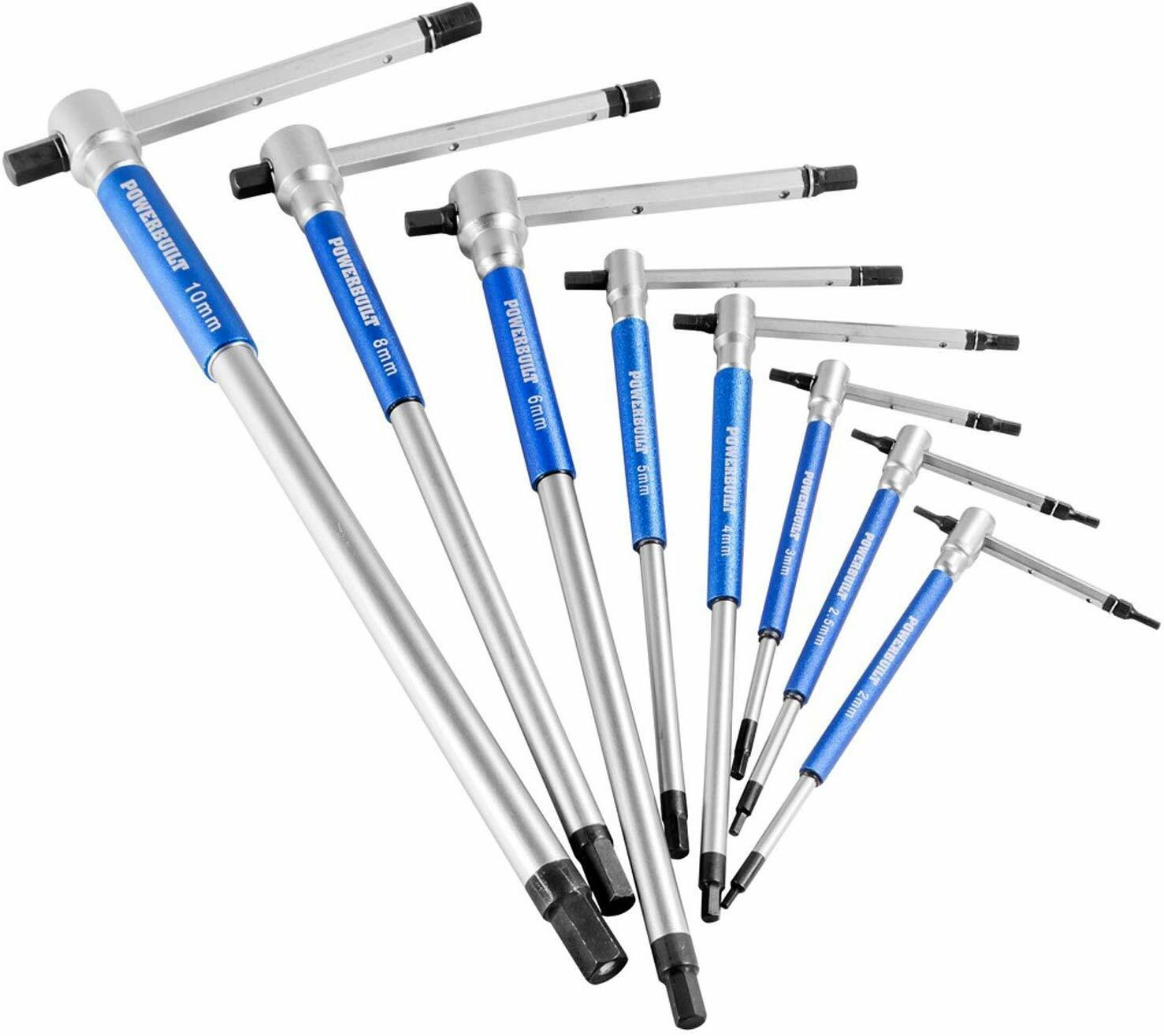 Powerbuilt 三向T型公制、英制、星型板手組