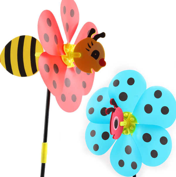 蜜蜂蝴蝶立體大風車 22012