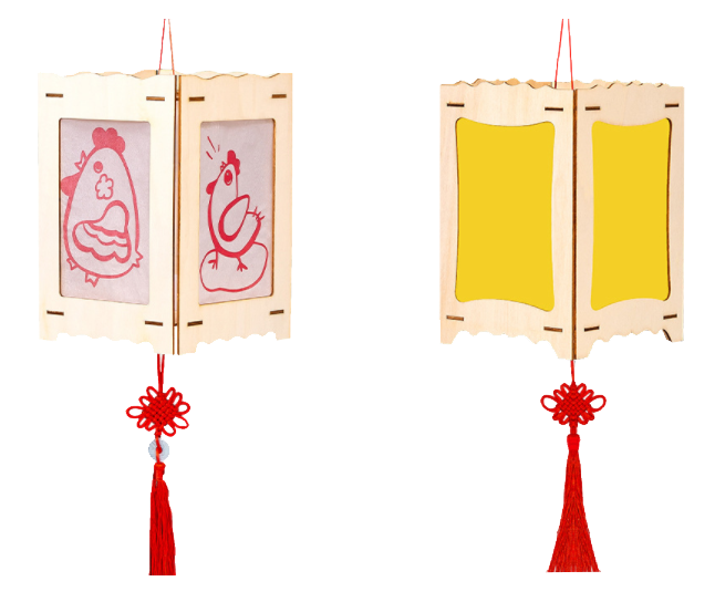 DIY木質燈籠材料包 5992(只有淨色款供應)