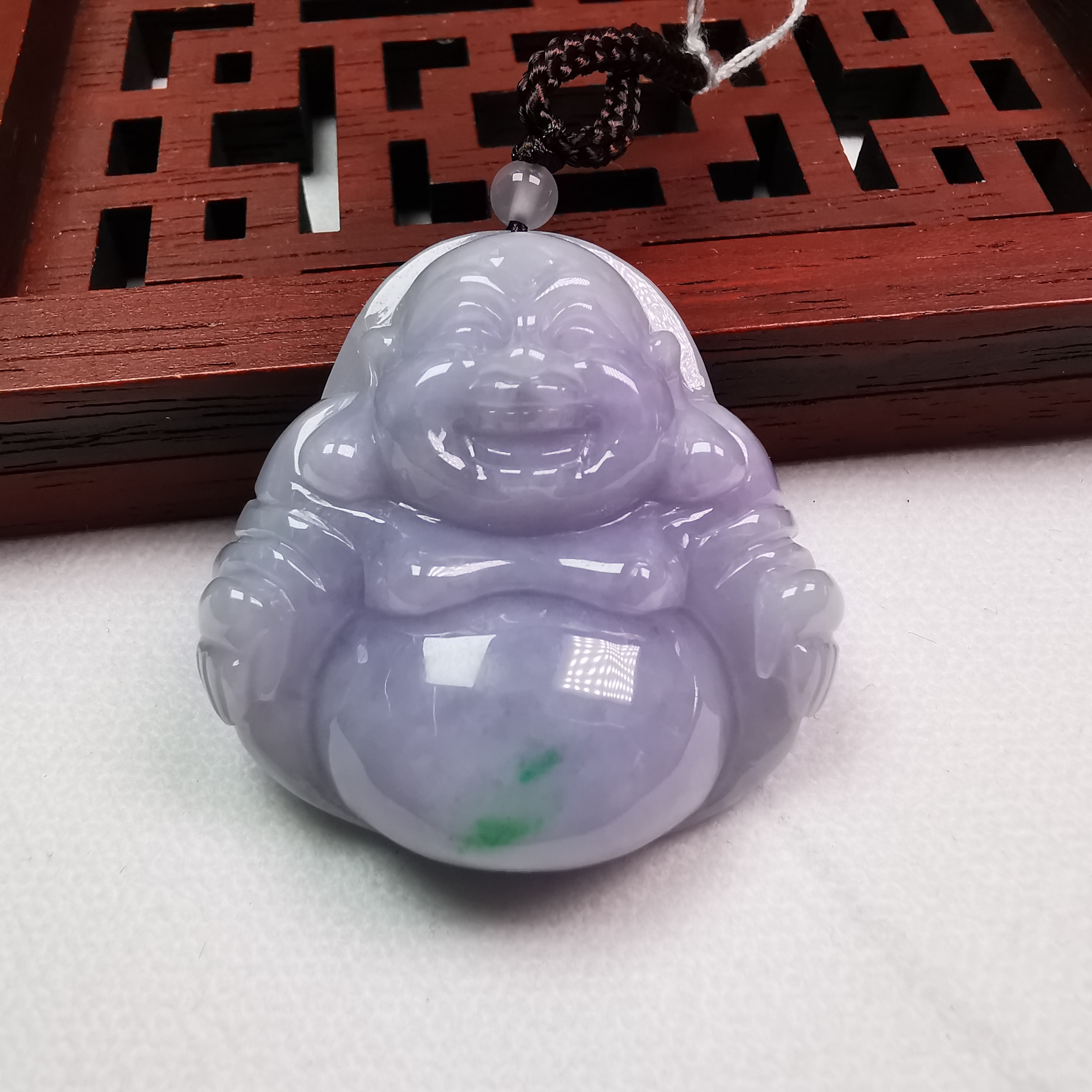 J1946 冰糯紫飄綠大笑佛