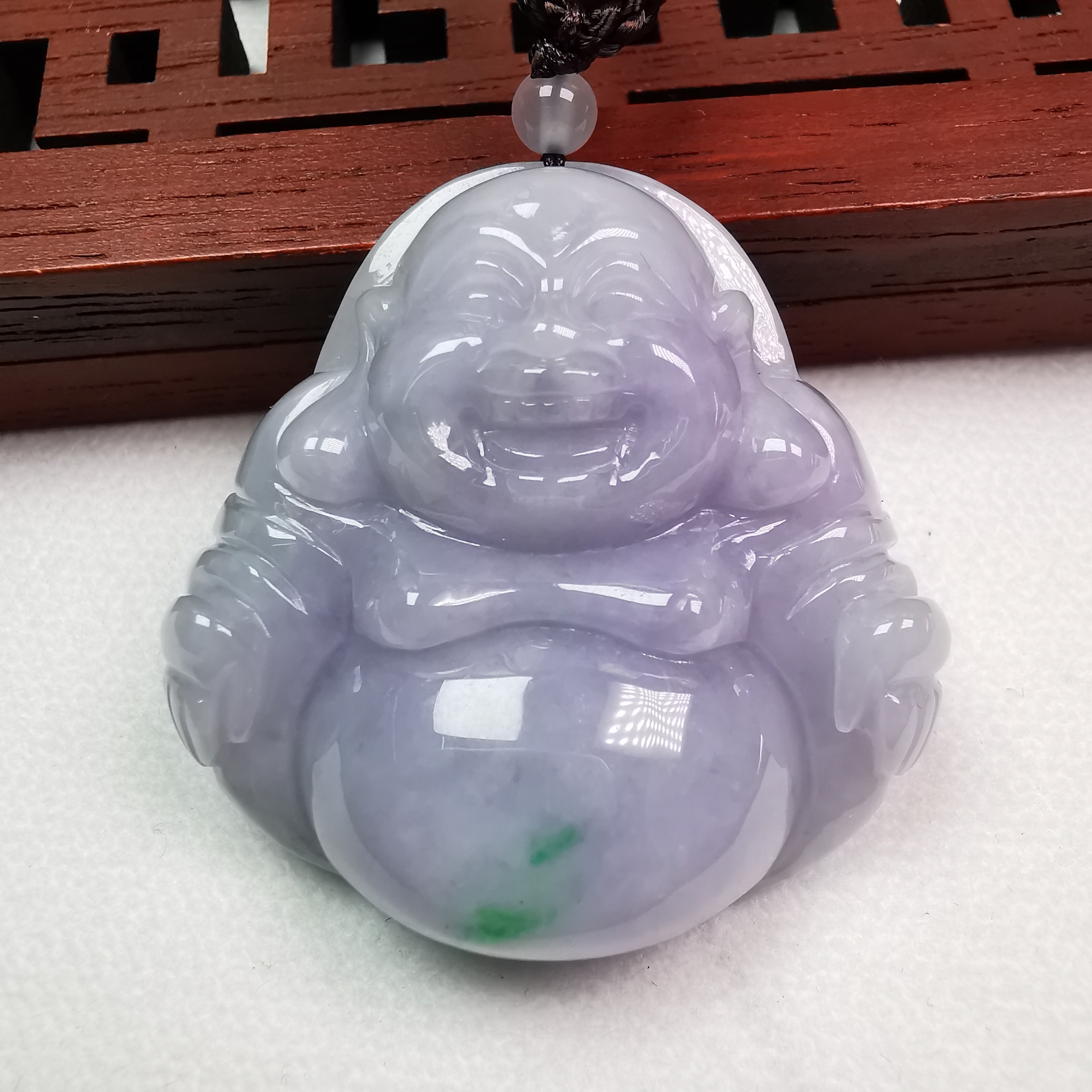 J1946 冰糯紫飄綠大笑佛