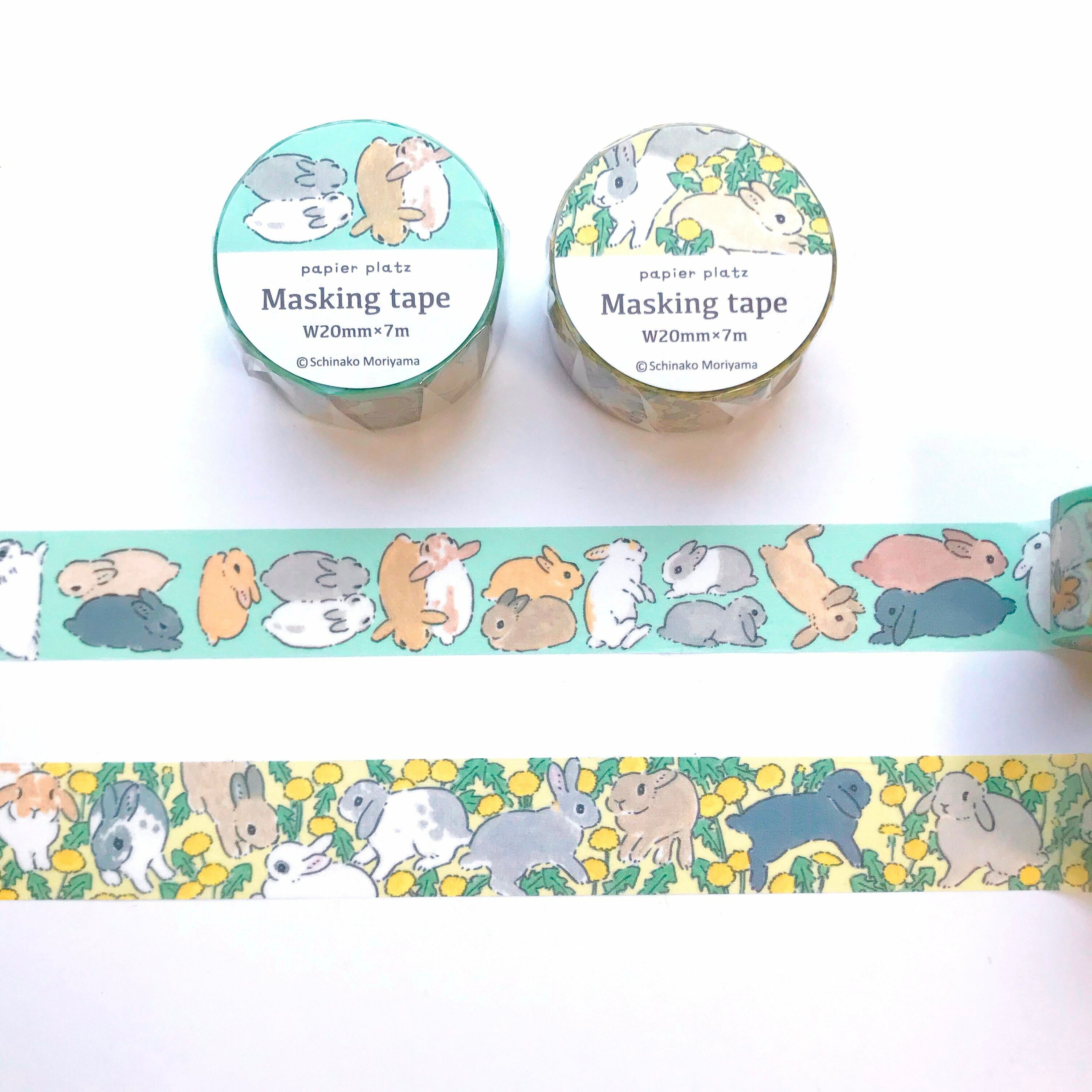 Papier Platz Masking Tape－Schinako Moriyama series (Japanese Stationery Brand)