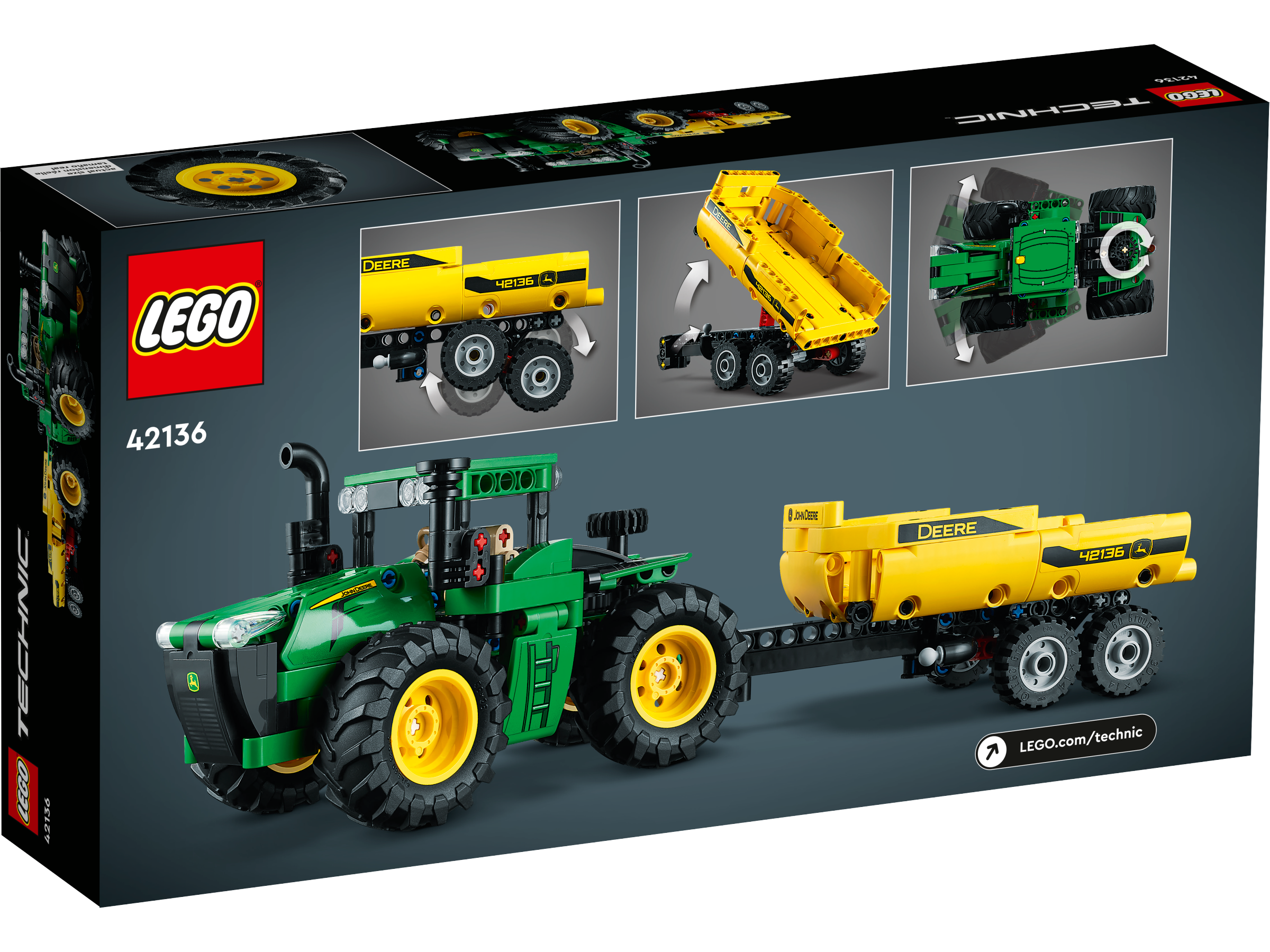 LEGO 42136 John Deere 9620R 4WD Tractor (Technic)