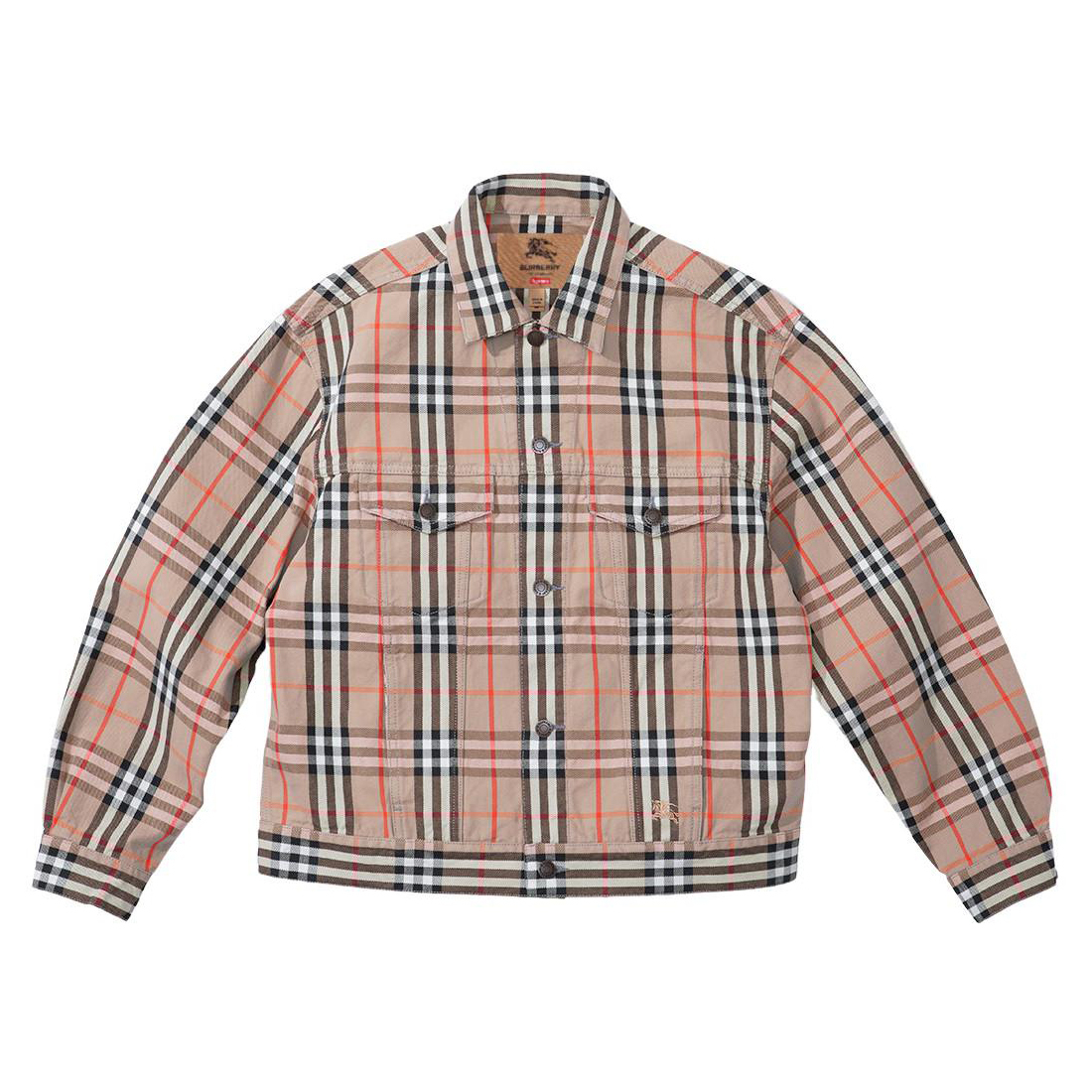SUPREME BURBERRY® DENIM TRUCKER JACKET 單寧外套-SS22J34