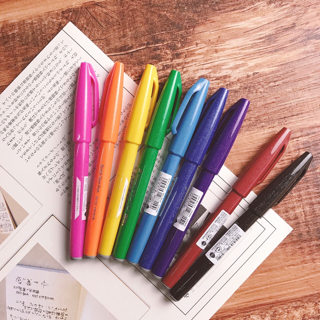 Pentel｜筆touch 一代 柔繪筆