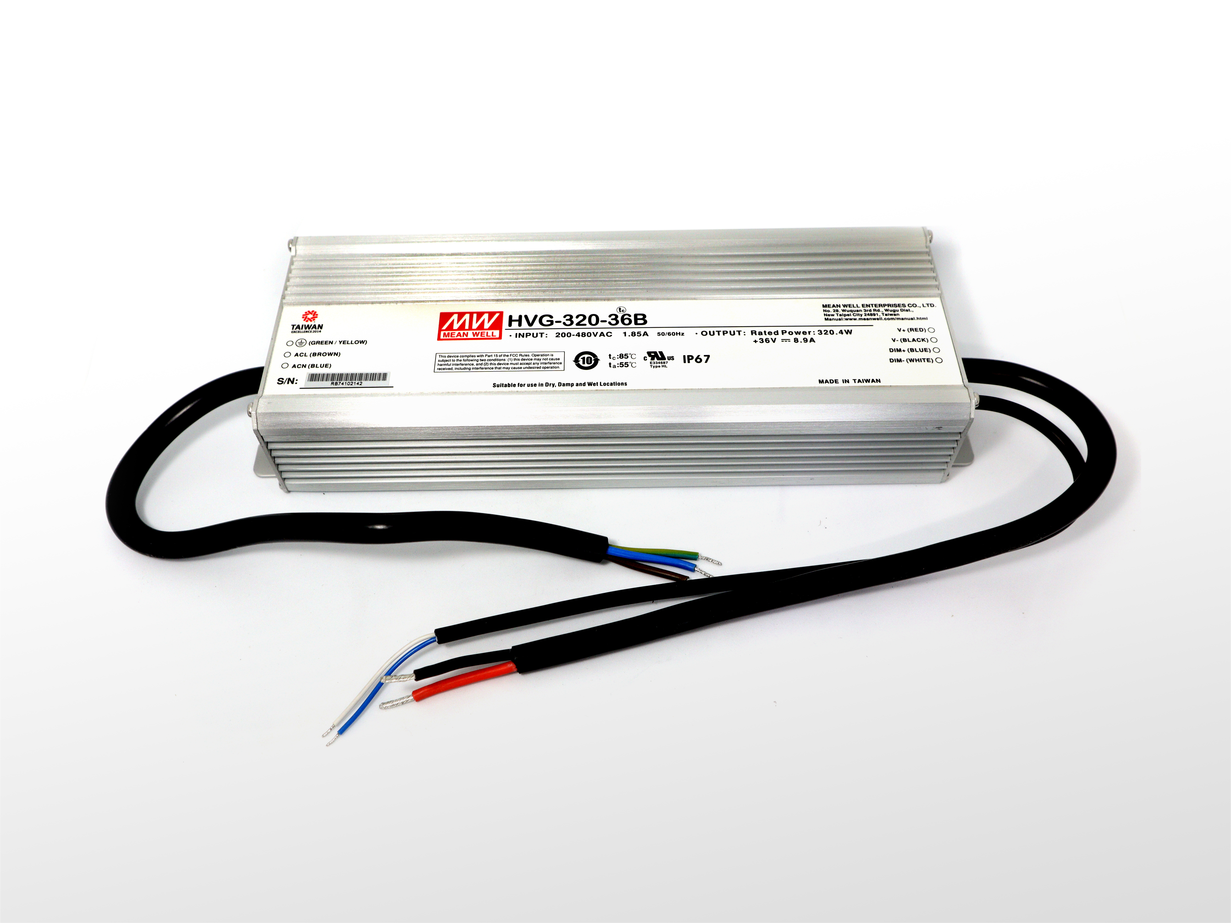 明緯 HVG-320-36B 電源供應器