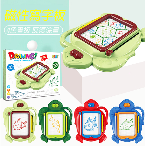現貨區 彩色小號海龜磁性寫字板 8267