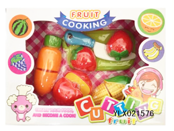 現貨區 盒裝切水果玩具 XYLX021577