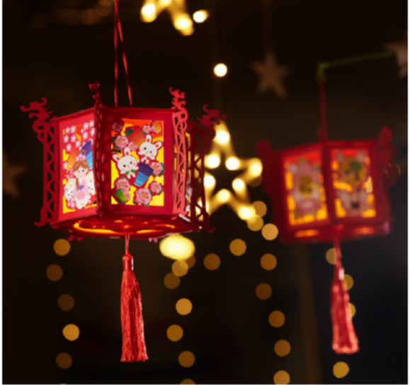 DIY投影走馬燈籠材料包 M6294