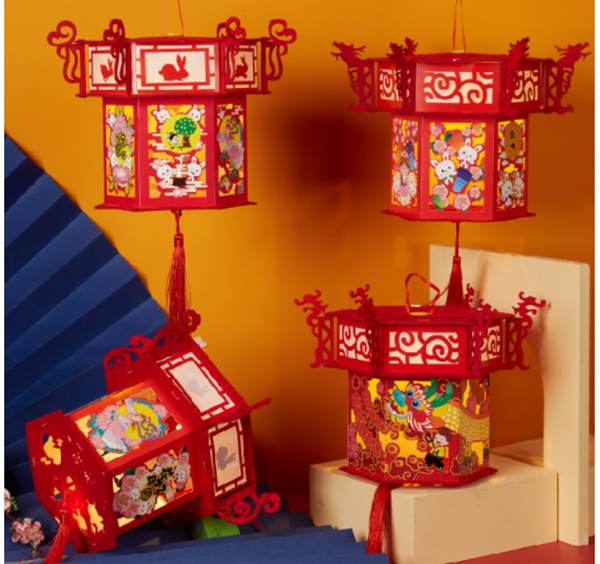 DIY投影走馬燈籠材料包 M6296