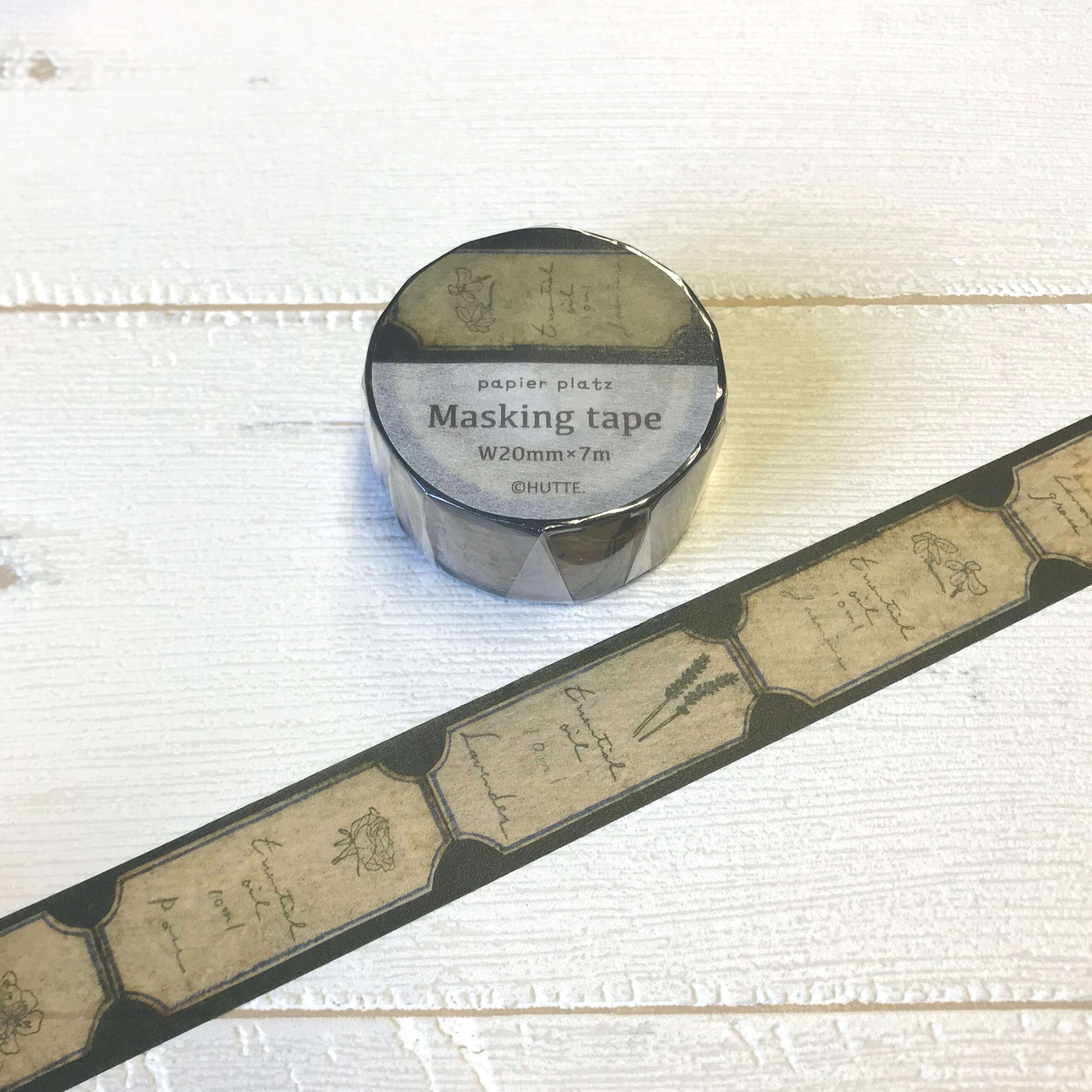Papier Platz Masking Tape－HUTTE series (Japanese Stationery Brand)