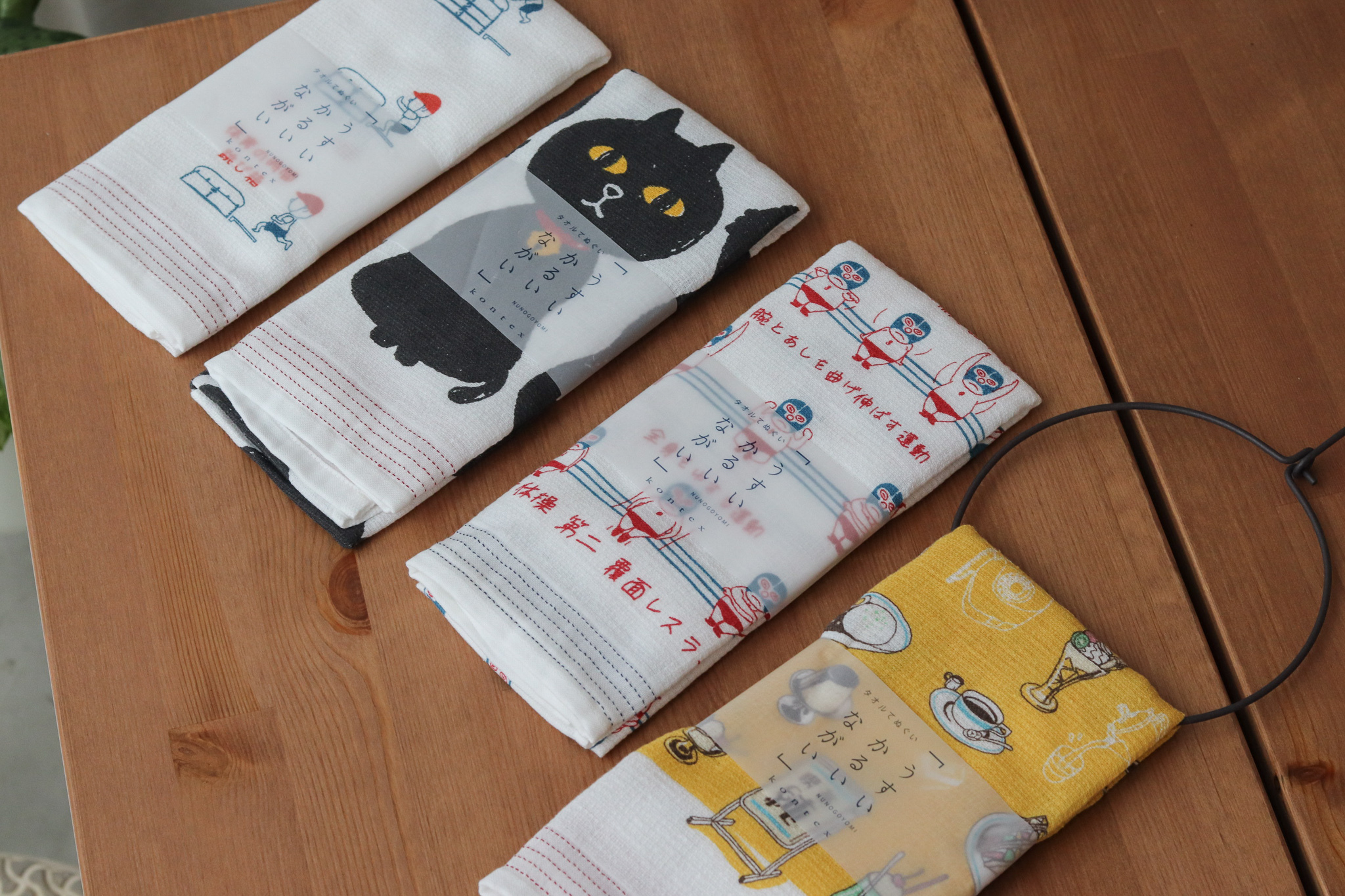 日本 kontex Nunogoyomi 多用途 純棉輕薄長巾 毛巾