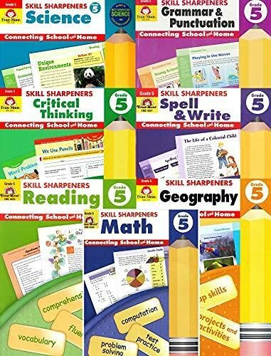 Evan Moor Evan Moor Evan-Moor Skill Sharpeners (7books) Grade 5