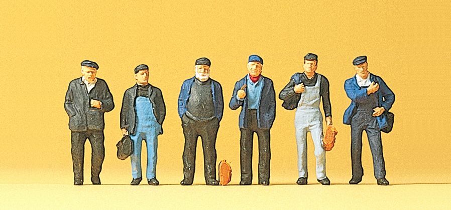 Preiser 10350 HO scale, industrial and port workers