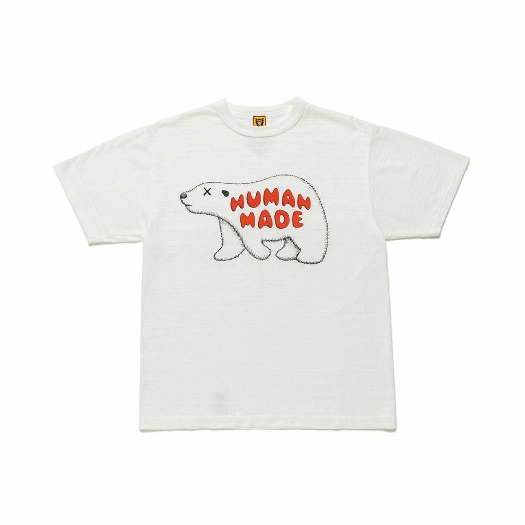 humanmade × kaws Tシャツ　ホワイト　Lサイズ 2点