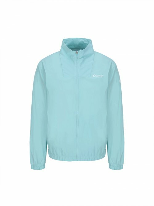 Discovery Stretch 男 運動 防風 外套 藍 DMWJG1023-MTL
