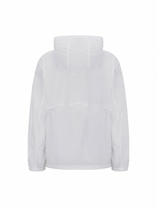 Discovery 輕量 男 連帽 衝鋒衣 防風外套 白 DXWJ55023-WHS