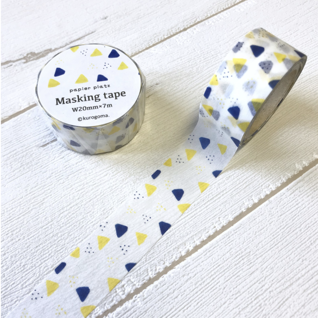 Papier Platz Masking Tape－Kurogoma series (Japanese Stationery Brand)