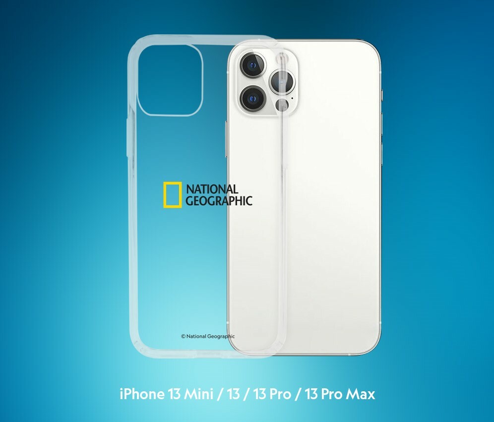 National Geographic - Crystal Clear - iPhone 13 Case 國家地理透明防撞手機殼