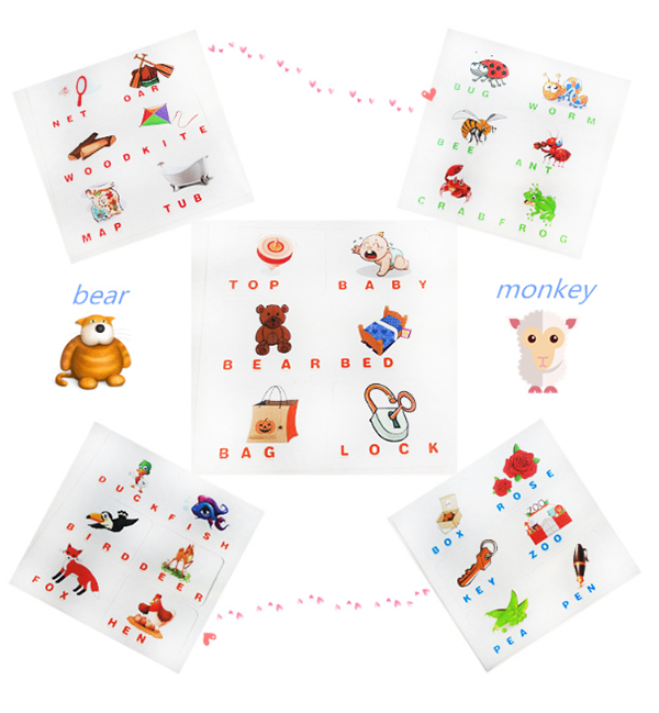 現貨區 啟蒙拼詞字母卡片機 8914