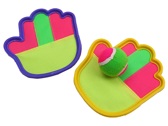 手掌型拋接吸盤球套裝（網袋包裝）22110