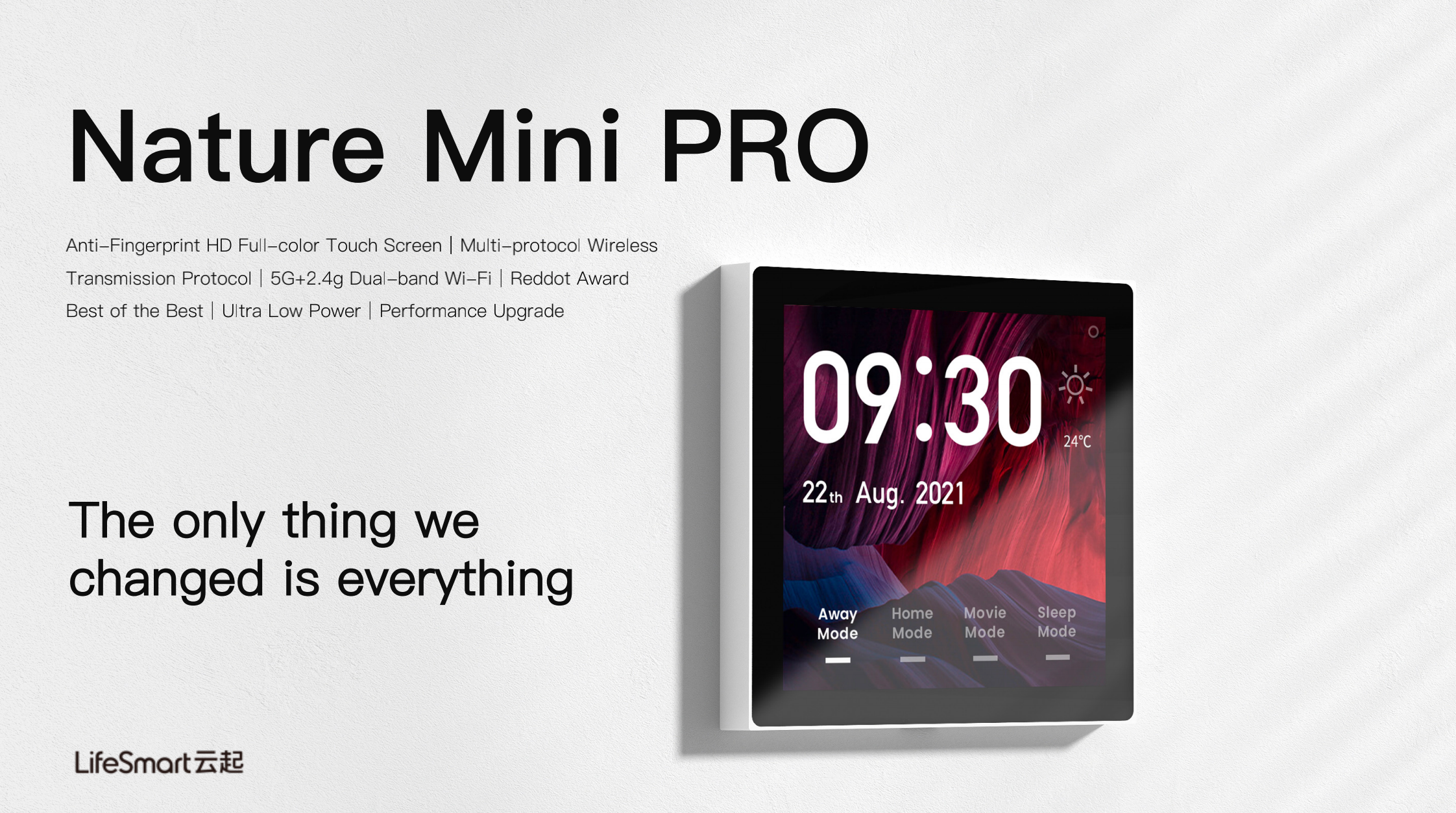 LifeSmart Nature Mini Pro 超能面板 (2位智能燈掣)