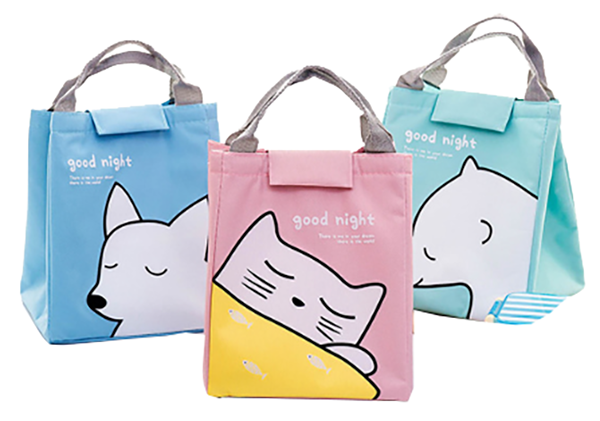 卡通防水保溫手提飯袋 D1B1