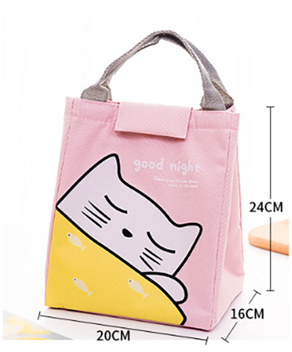 卡通防水保溫手提飯袋 D1B1