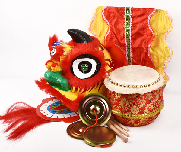 8吋兒童醒獅頭套裝 1751