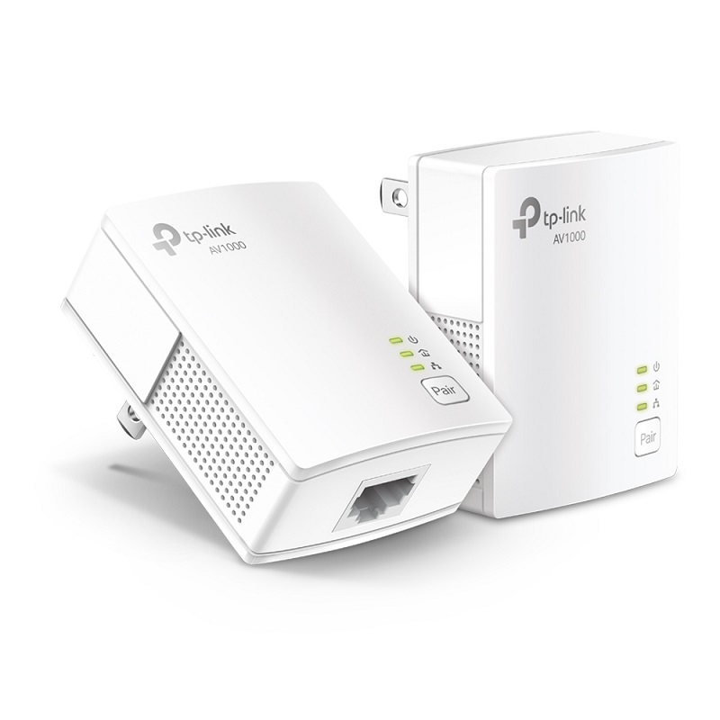 米特3C數位–TP-Link TL-PA7017 KIT AV1000 高速電力線網路橋接器 雙包組(KIT)
