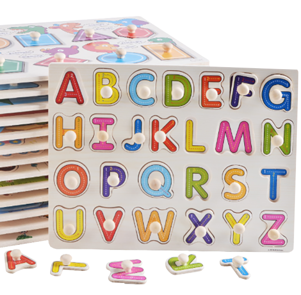 益智木質手抓板拼圖早 KA-11