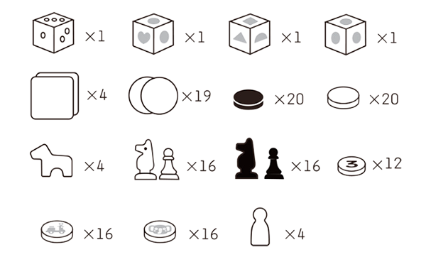 MiDeer彌鹿兒童多功能親子桌遊棋盤 MD2038