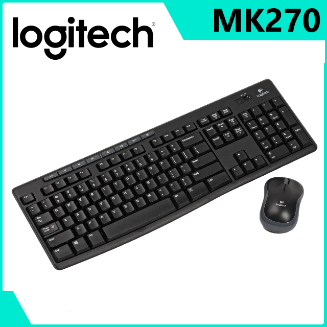 Logitech 羅技 MK270 無線滑鼠鍵盤組