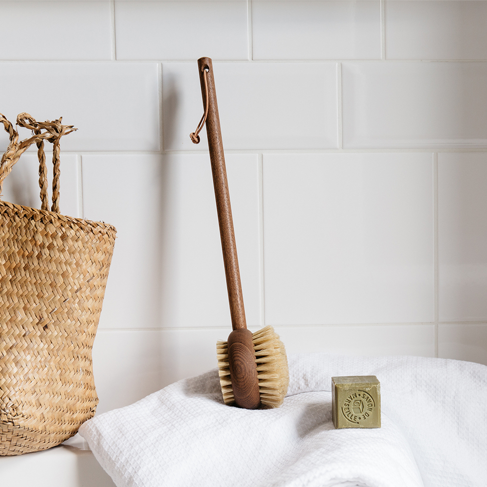 Andrée Jardin l 白蠟木沐浴長柄背刷 - 鬃毛