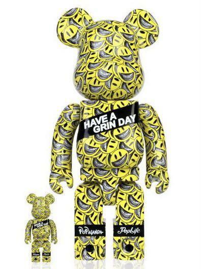 BE@RBRICK HAVE A GRIN DAY 100% & 400%