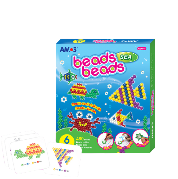 現貨區 韓國AMOS 創意手工6色水霧魔法珠 BB6P-S